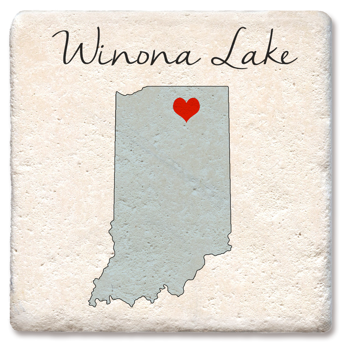 Tipsy Coasters & Gifts – wholesale Underlägg – Personlig coaster med hjärtsilhuett av din stad och delstat15