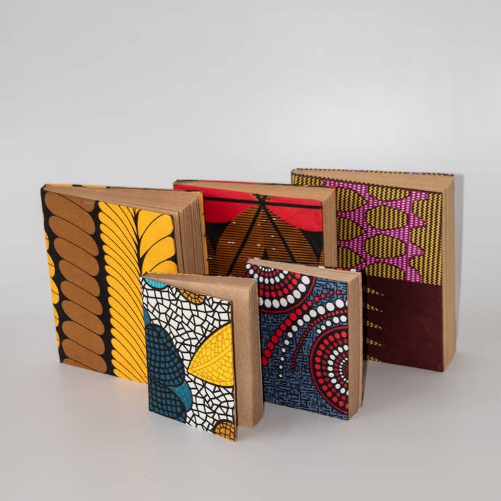 Kitenge Covered Journal for wholesale by Amani ya Juu