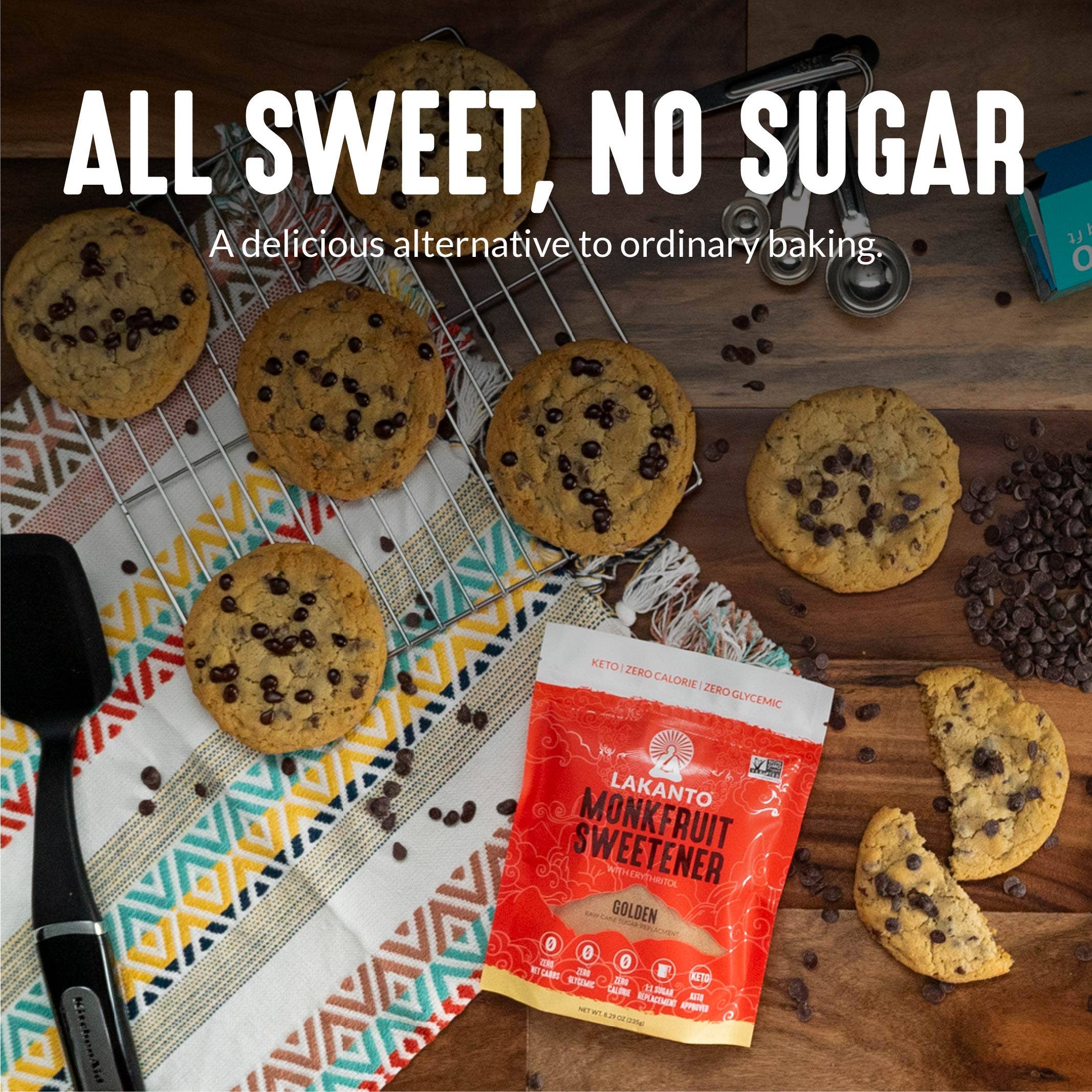 Lakanto - Wholesale Sugar/Sweetener - Lakanto Golden Monk Fruit Sweetener with Erythritol - 1 lb2