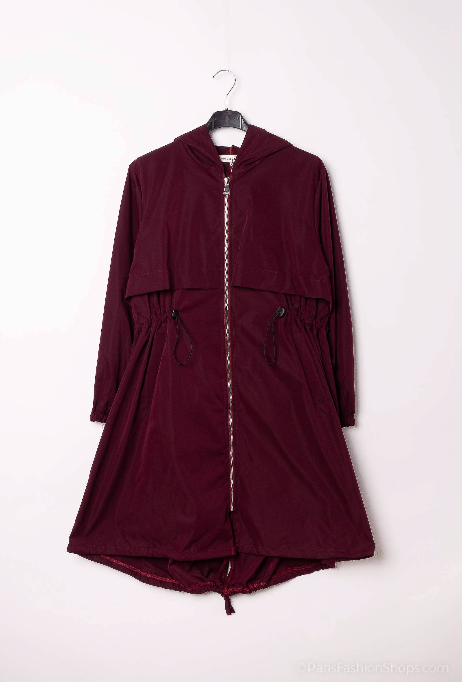 Pépouz' Paris - Wholesale Parka - Women's - Long hooded parka with adjustable drawstrings9