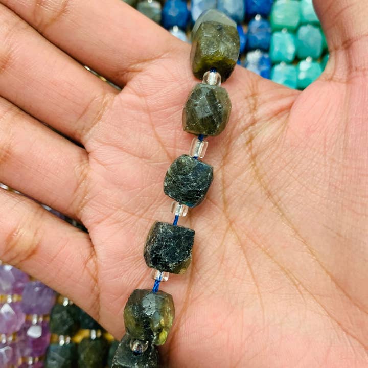 The Bead Bazaar - Wholesale Beads - Crystal Healing Gemstone Nugget Beads Strand, Chakra Natural Gemstone Nugget Beads, Accent Stone Beads, Healing Stone Accent Beads, Bulk Beads