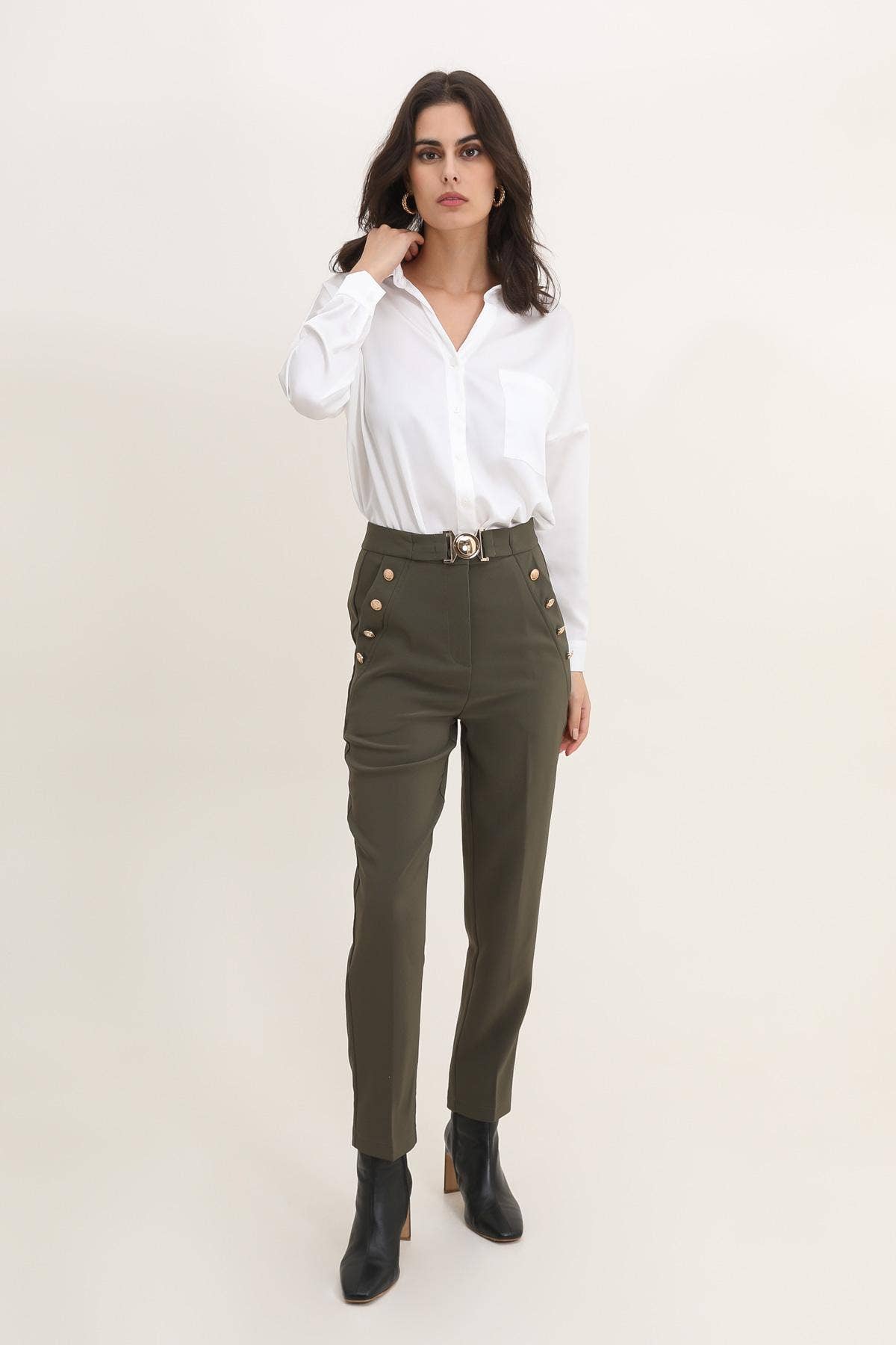 LULUMARY - Wholesale Pants - Women's - Slim Pants P9334