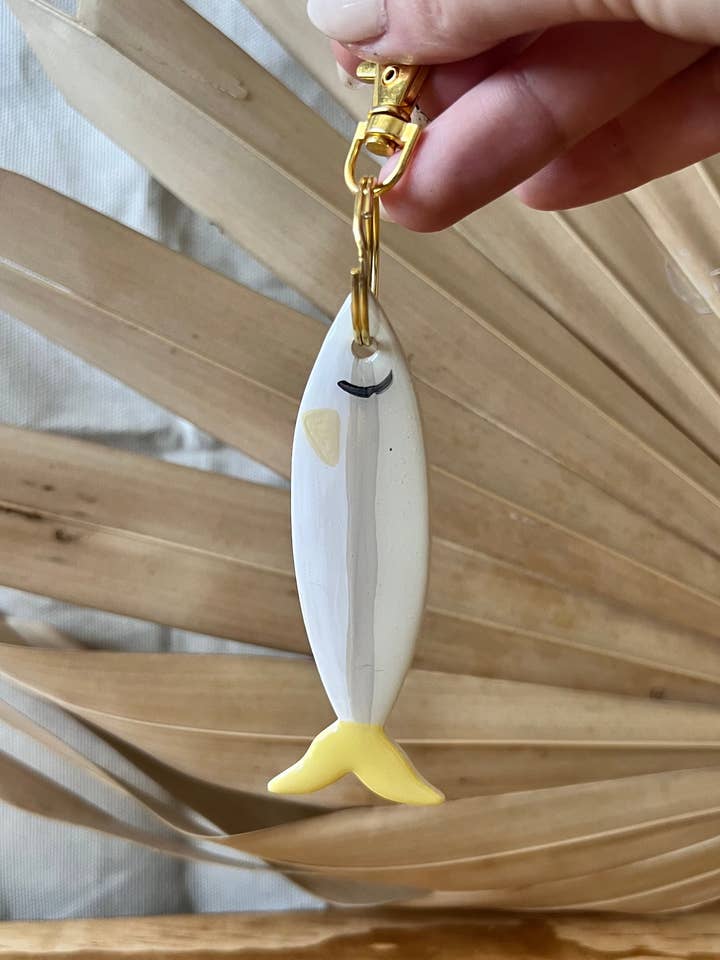 Sardinen-Taschenanhänger für den Großhandel von Thoughts of Grace Co.