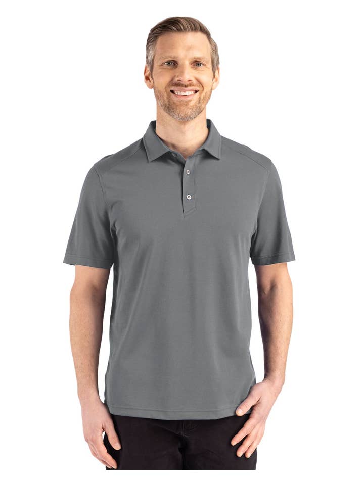 Cutter & Buck - Wholesale Polo - Men's - Cutter & Buck Advantage Refresh Mens Tri-Blend Pique Polo25