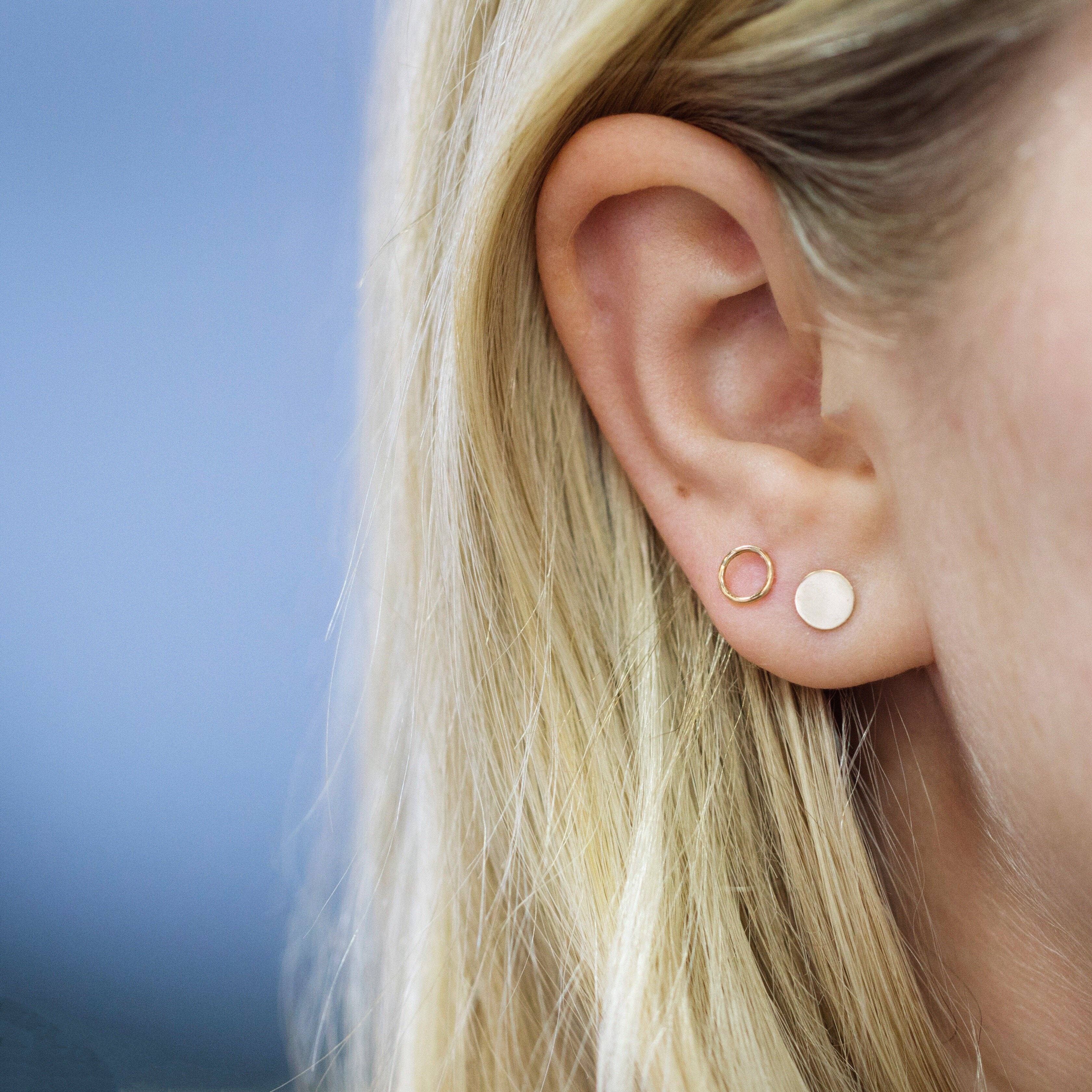 Maya Brenner – wholesale Dangle earrings – Open Eclipse Earring - Mini1