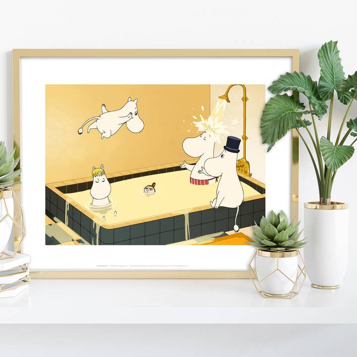 The Moomin Baths - 11X14” Premium Art Print for wholesale by Star Editions