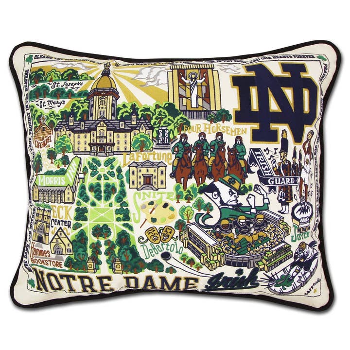 catstudio - Wholesale Throw/Decorative Pillow - Notre Dame, University of Collegiate Embroidered Pillow
