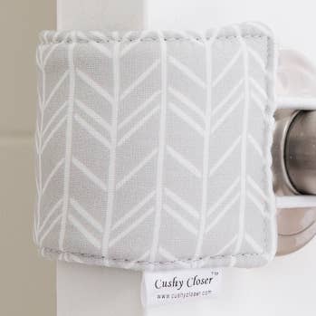Birch Gray Modern Chev Cushy Closer for wholesale by Cushy Closer