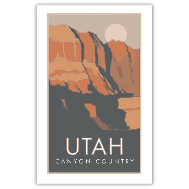 Utah Canyon Country - Posters for wholesale by Travel Posters by M&W Design Co.