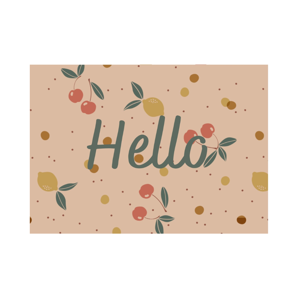 Baubels – wholesale Thank you card – Juicy Merci card - made in France2