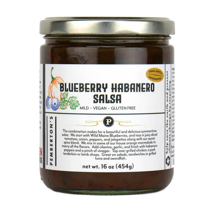 Pemberton's Blueberry Habanero Salsa for wholesale by Pemberton's Gourmet Foods