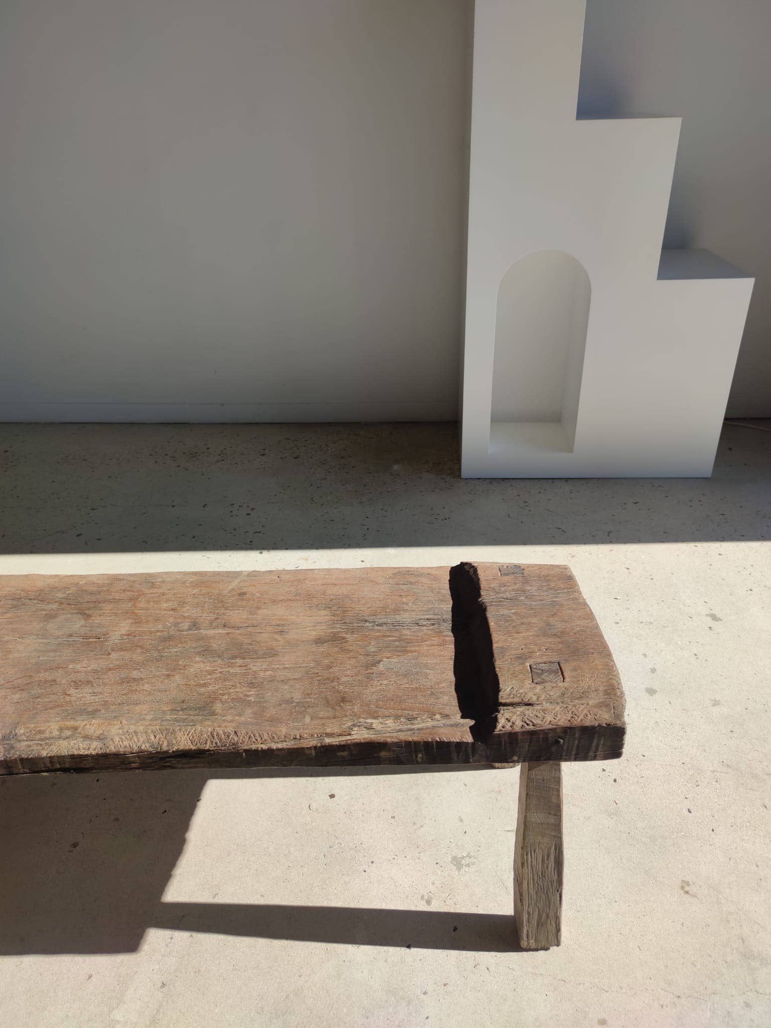 Office Objets - Wholesale Bench - Very large antique teak bench H:50cm L:2m0635