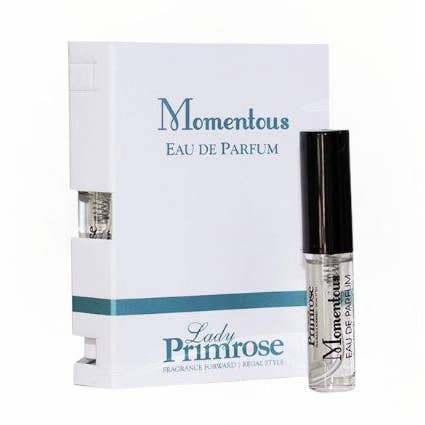 Momentous Deluxe Mini Parfum .3mL | Case of 6 | ON SALE $15 | 50% off for wholesale by Lady Primrose Fragrances
