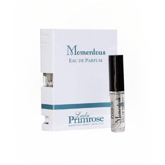 Momentous Deluxe Mini Parfum .3mL | Case of 6 | ON SALE $15 | 50% off for wholesale by Lady Primrose Fragrances