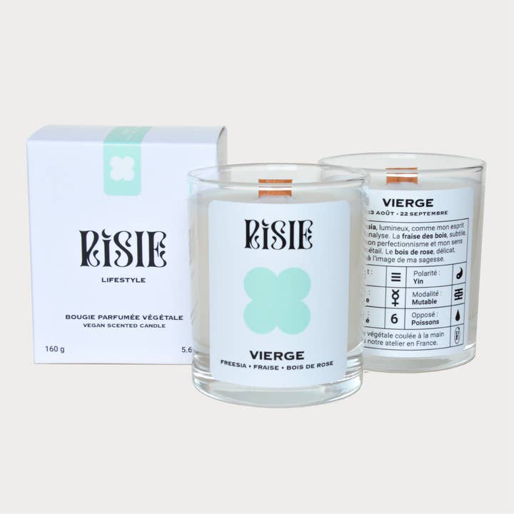 The Virgo astrology candle for wholesale by RISIE