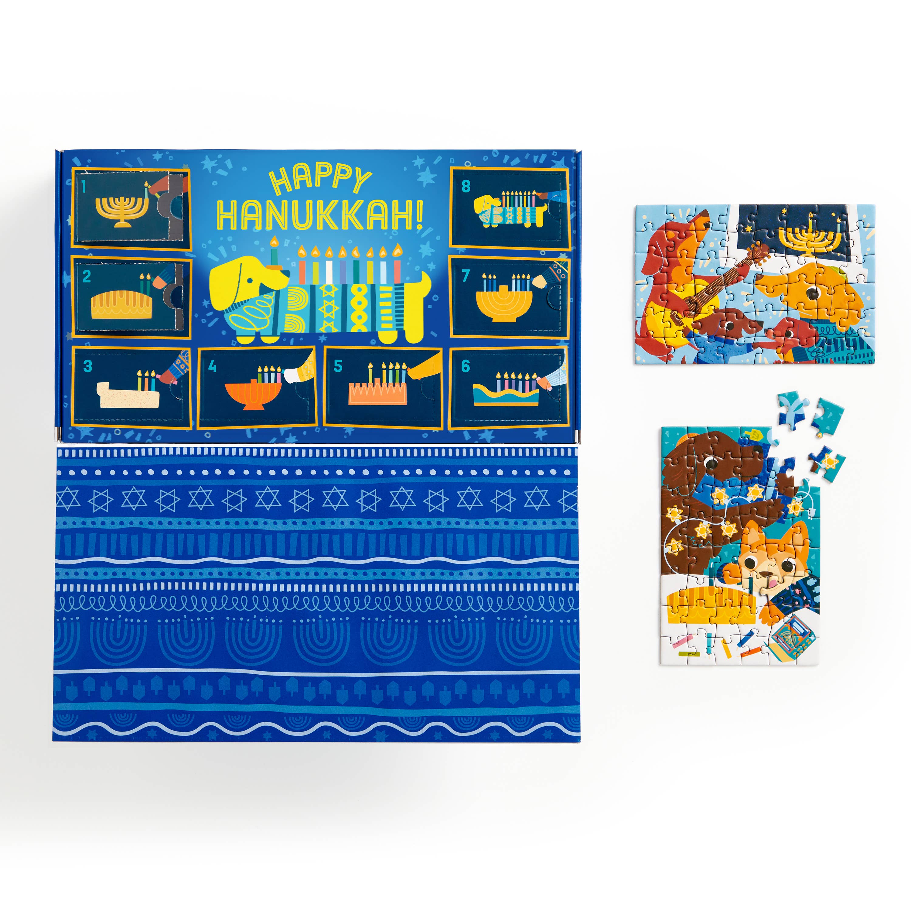 Chronicle Books - Wholesale Puzzle - Kids - Happy Hanukkah! Countdown Puzzle Set5