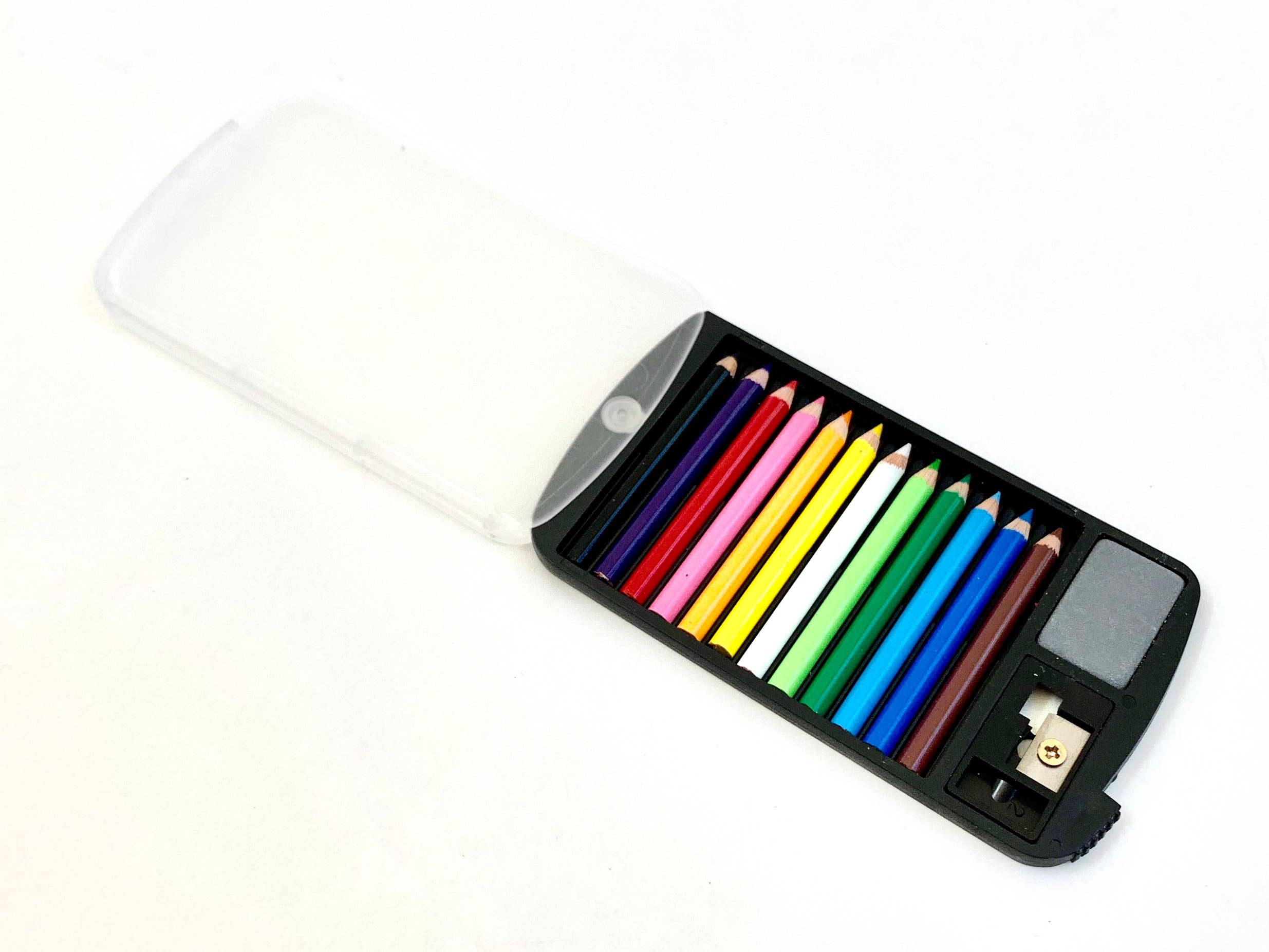 BCmini - Vente Crayons - 22134 12 mini crayons dans un étui transparent-113