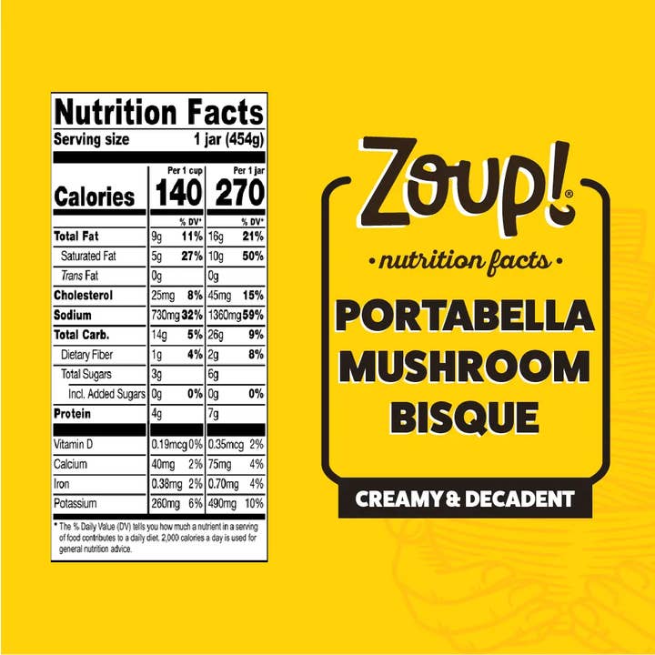 Zoup! Specialty Products - Wholesale Soup - Portabella Mushroom Bisque4
