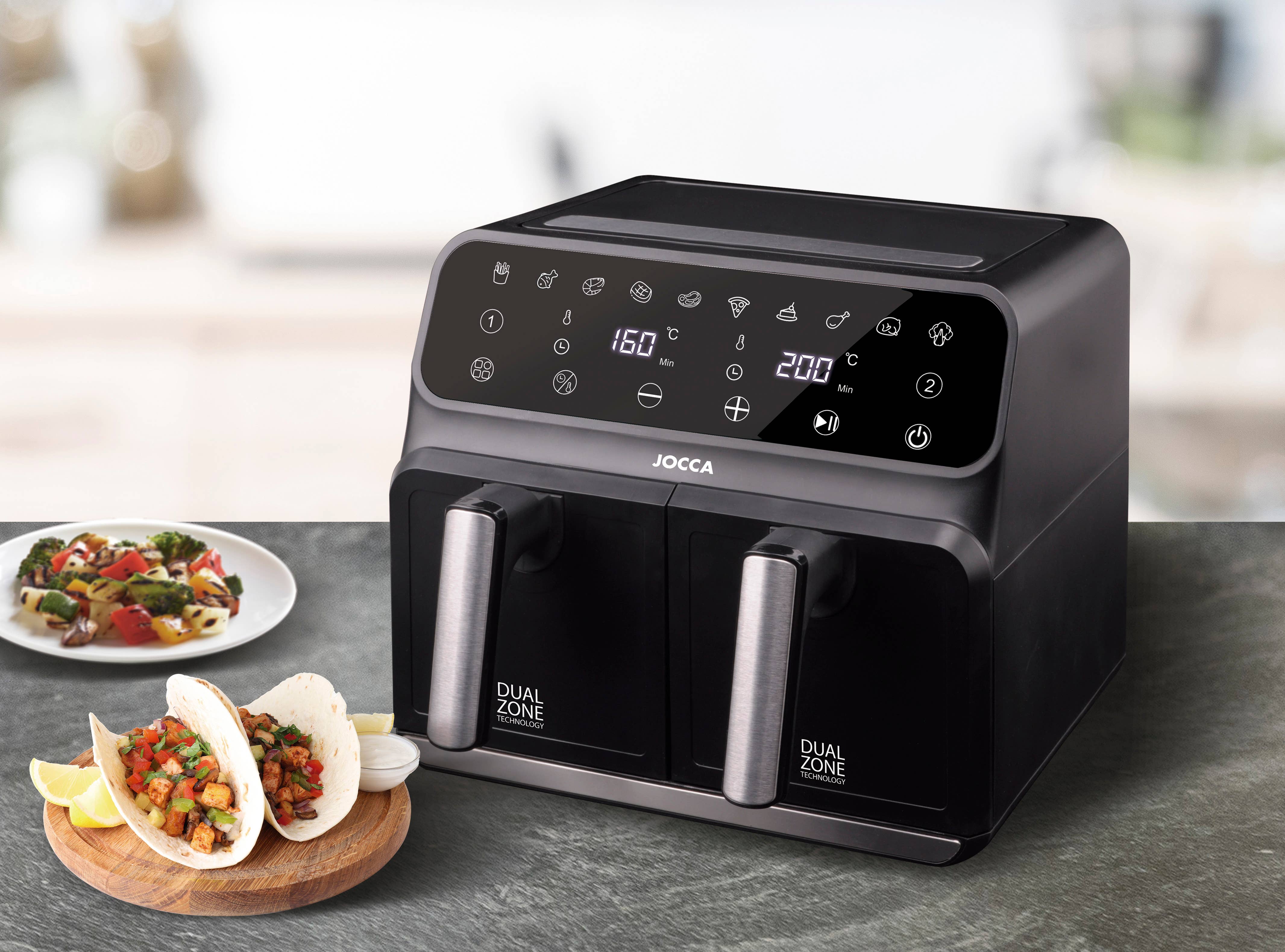 JOCCA - Wholesale Kitchen Appliance - Dual Digital Air Fryer 4L + 4L8