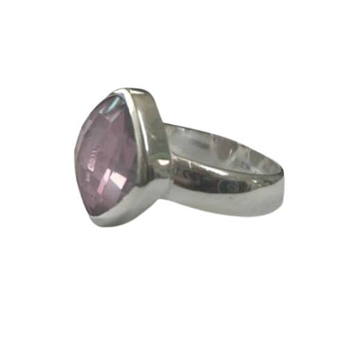 Esprit Creations - Wholesale Single Stone/Solitaire Ring - Rose Quartz Fascination Ring1