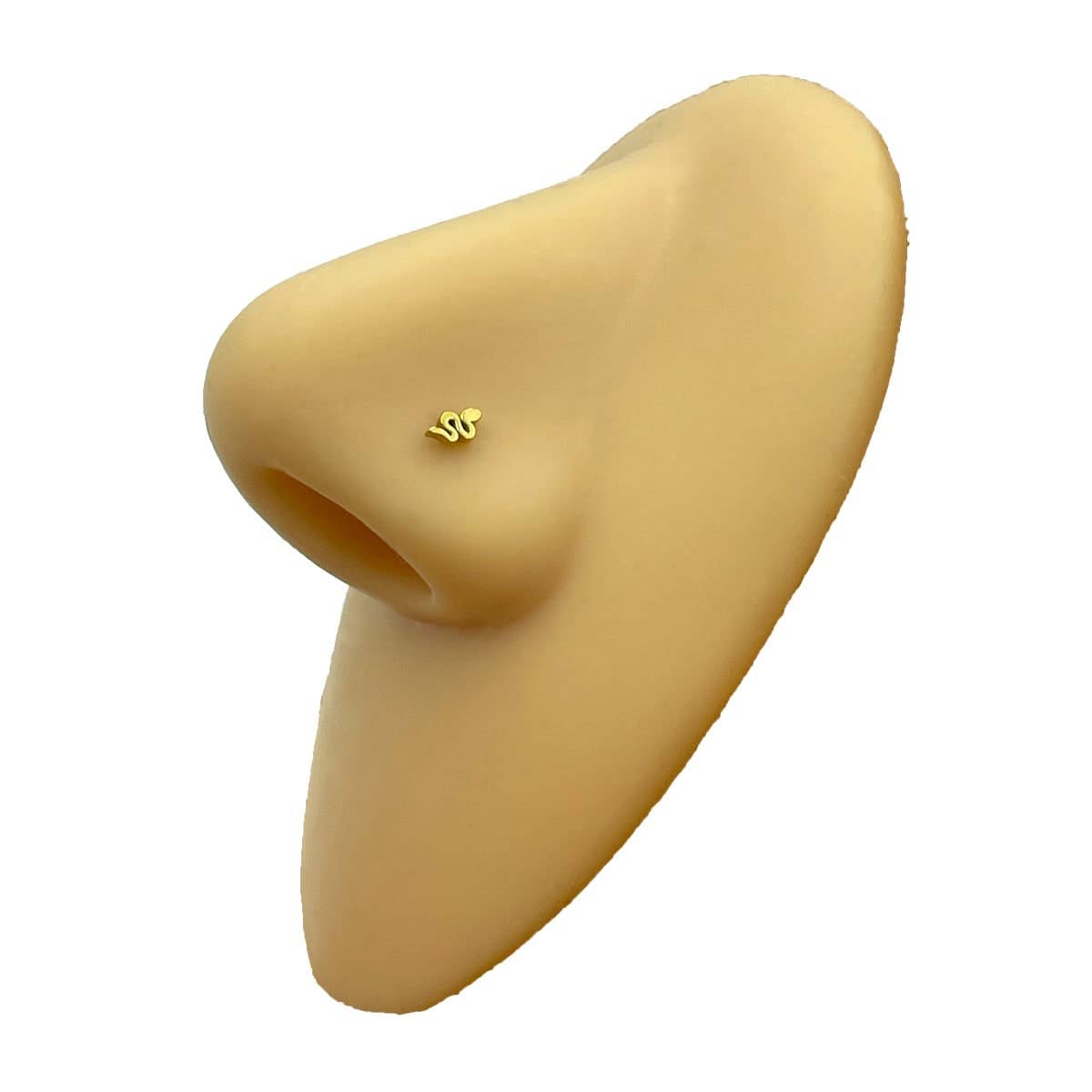 Schmuckgroßhandel – wholesale Nose ring – Tiny Snake Nose Stud | Surgical Steel2