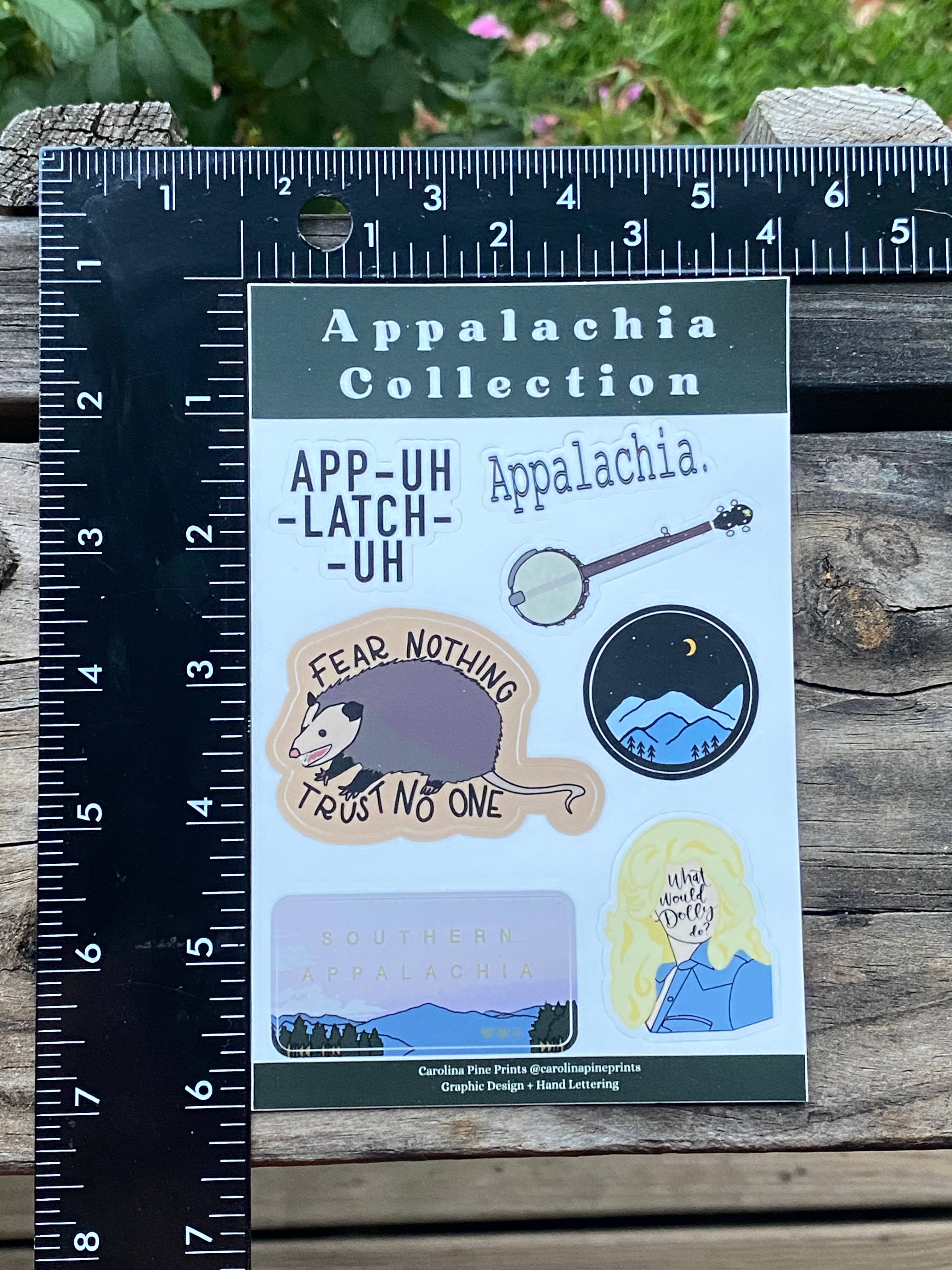 Carolina Pine Prints - Wholesale Sticker - Appalachia Collection- assorted stickers, Gift for Appalachi4