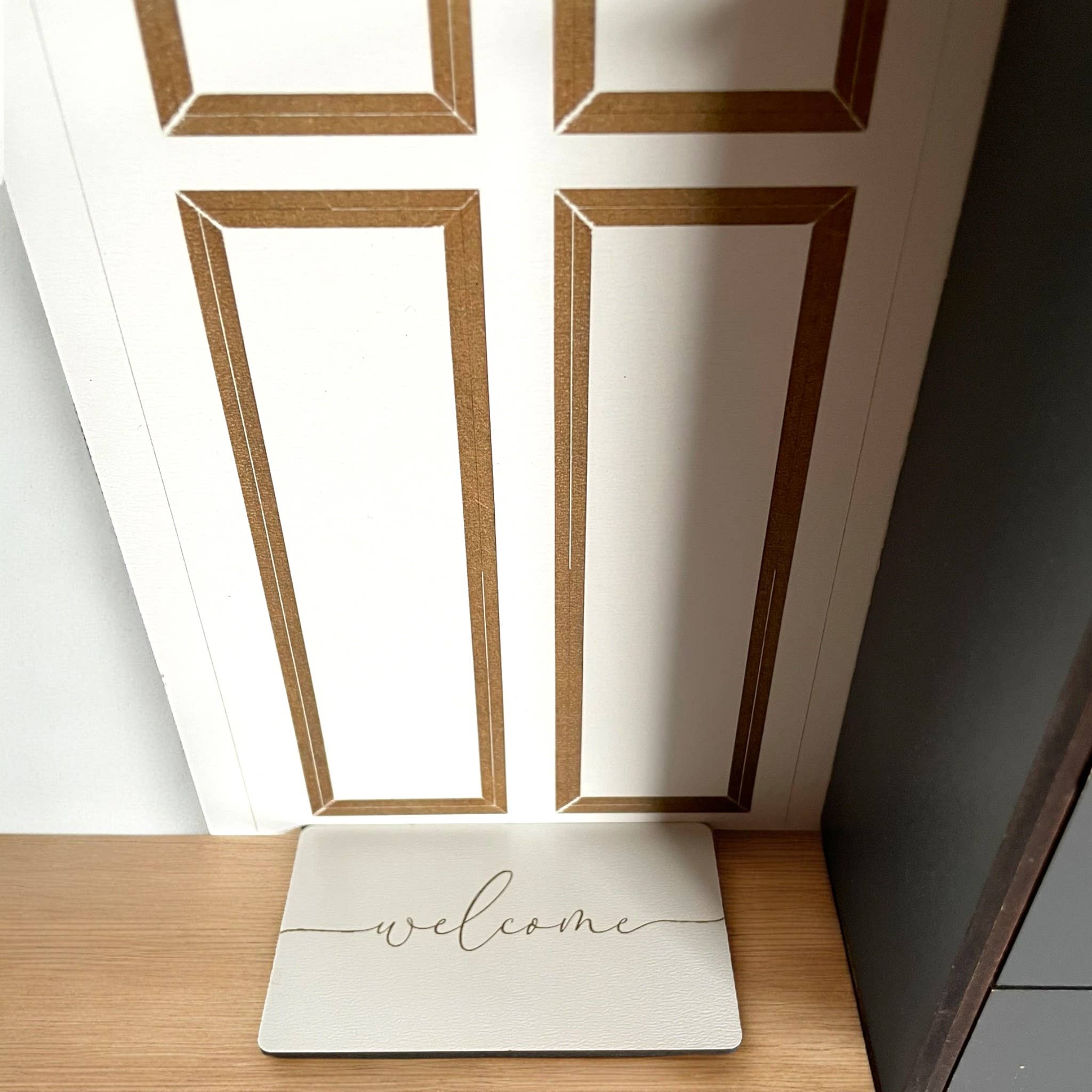 MB Cordas - Wholesale Doll Accessory Kit - Kids - 1:6 Dollhouse Doormat Miniature Rug Floor Mat “Welcome Home”3