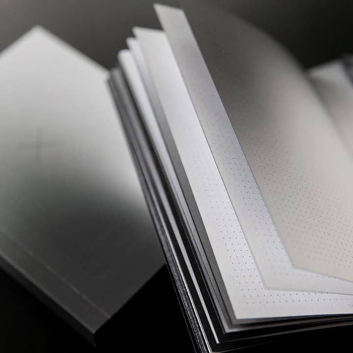 Aura notebook - Wholesale Notebook - Aura notebook A5 | MONOCHROME SLIM1