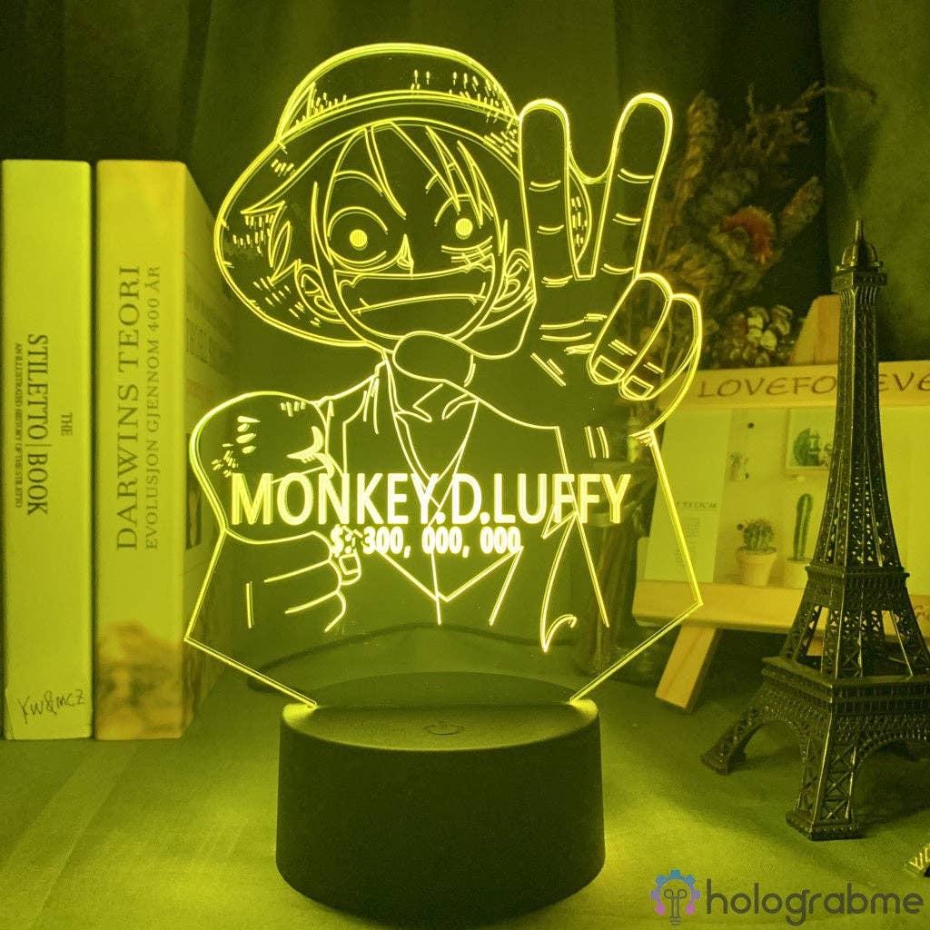 Holograbme - Wholesale Accent/Desk Lamp - One Piece Lamp Monkey D. Luffy Prime2