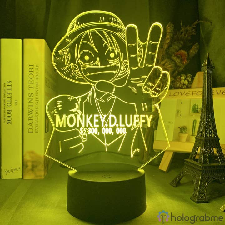 Holograbme - Wholesale Accent/Desk Lamp - One Piece Lamp Monkey D. Luffy Prime2