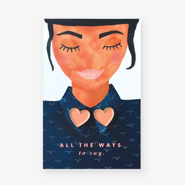 Pin de corazones para venta al por mayor de ALL THE WAYS TO SAY - Europe