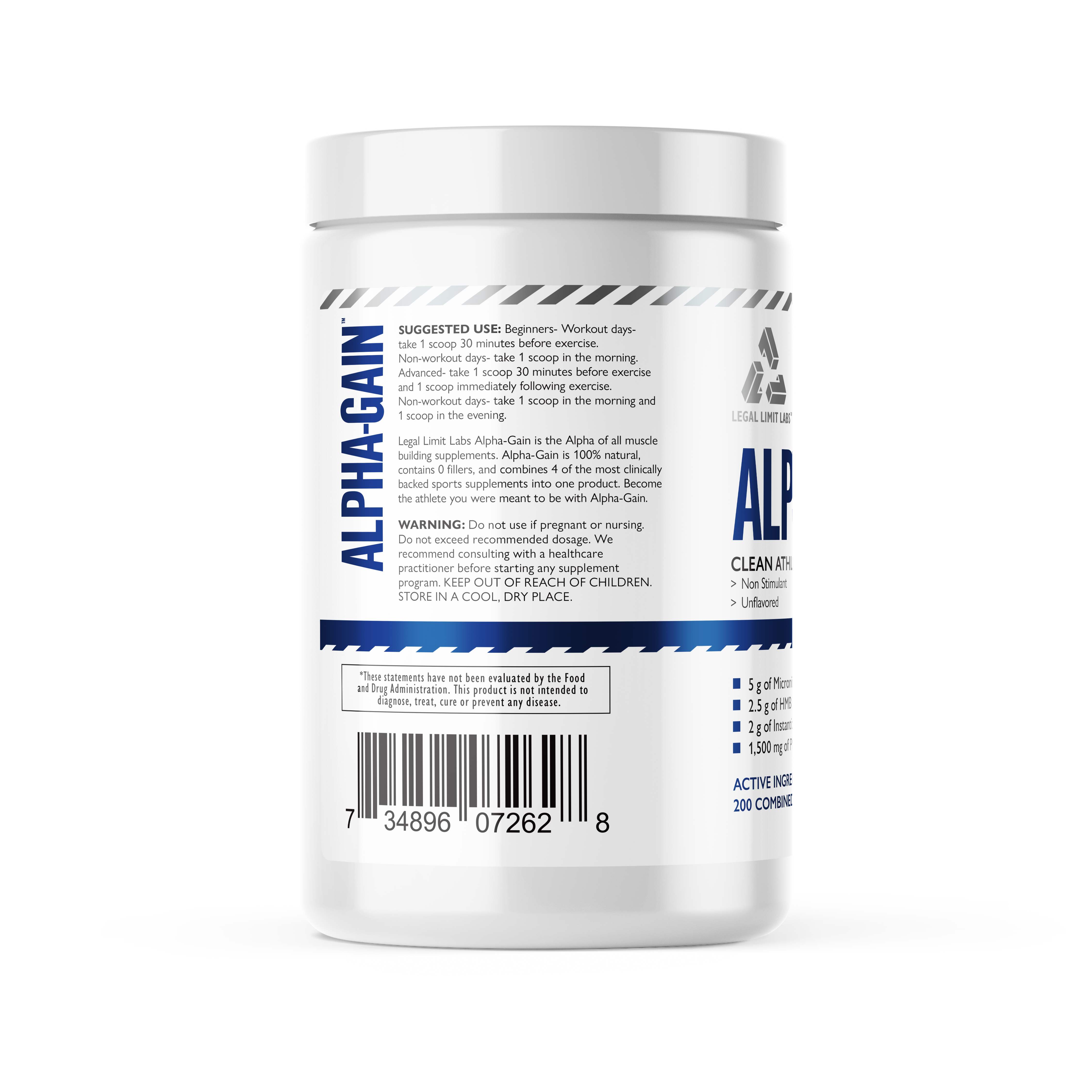 Complete Nutrition - Wholesale Oral Supplement/Vitamin - LLL Alpha Gain- Phosphatidic Acid, HMB, L-Leucine, & Creatine1
