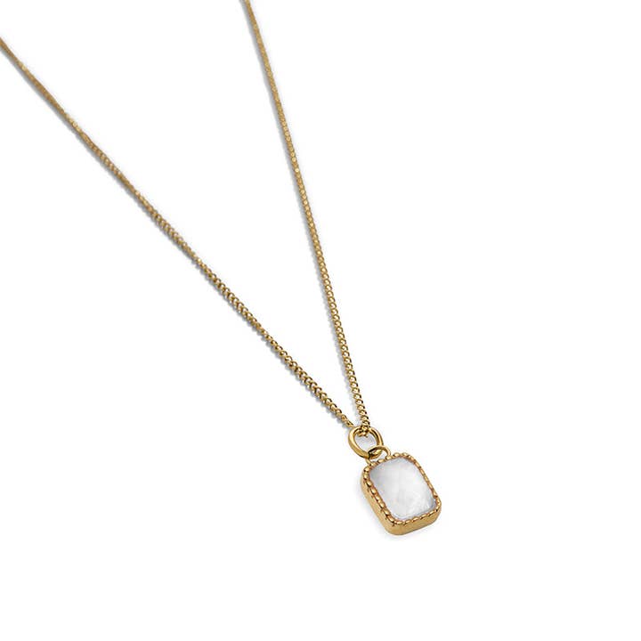 Moonstone Gold Necklace - Self Beauty for wholesale by Lastories