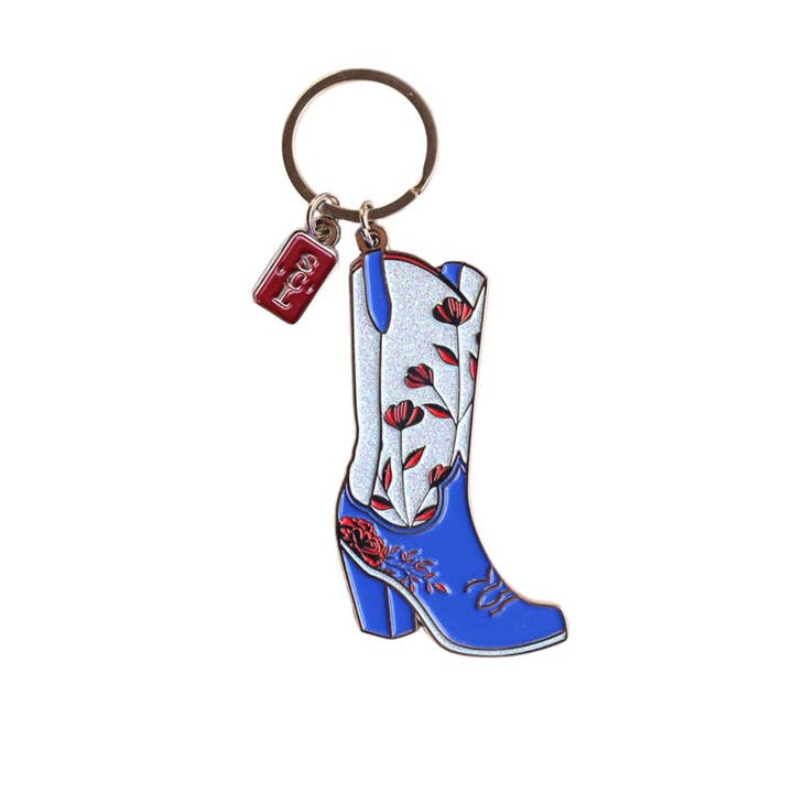 Sophisticated Country Lady – Porta-chaves - Mulher por atacado – Chaveiros Lil Lady Cowgirl com Estojo para Presente8