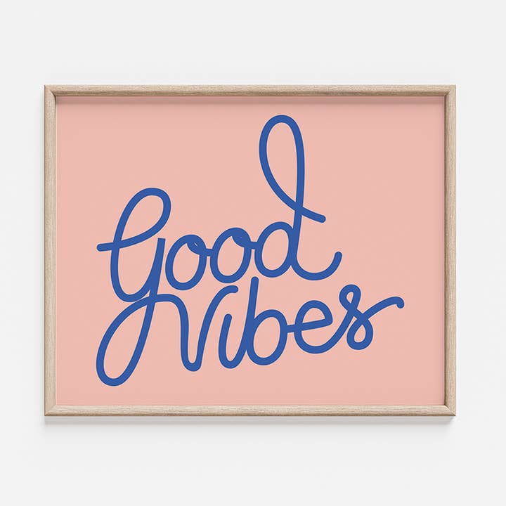 Imprimé Good Vibes pour la vente par Natasha Reddy Studio