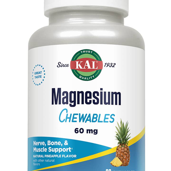 KAL - Wholesale Oral Supplement/Vitamin - KAL Magnesium Chewables0