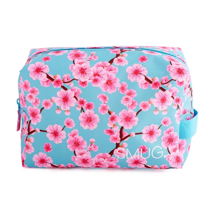 Bolsa de aseo - Estampado de flor de cerezo para venta al por mayor de Smug