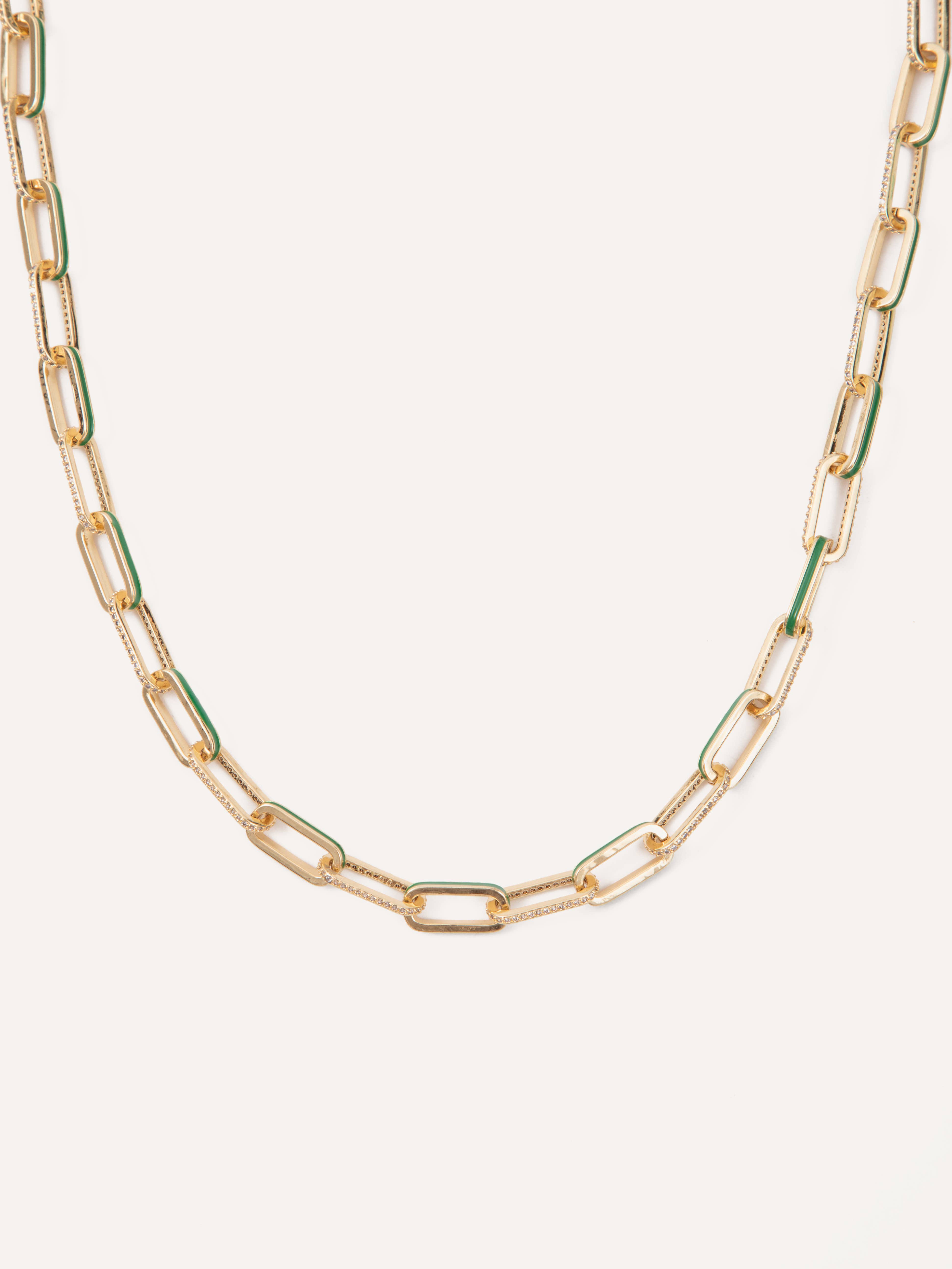 Melania Clara - Wholesale Link & Chain Necklace - Angelina Necklace