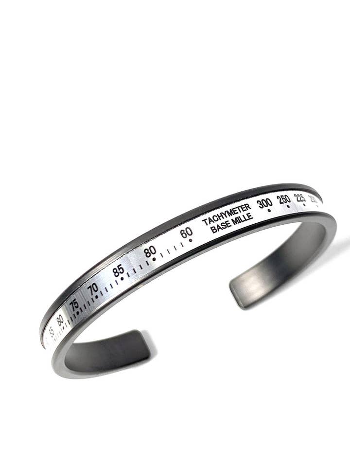 BRACELET EN ACIER DLC CHRONO COULEUR BLANC pour la vente par Speedometer Official