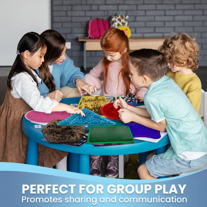 QUOKKA - Wholesale Toy Set - Kids - Shapes & Texture Sensory Toys for Kids | 8 pieces