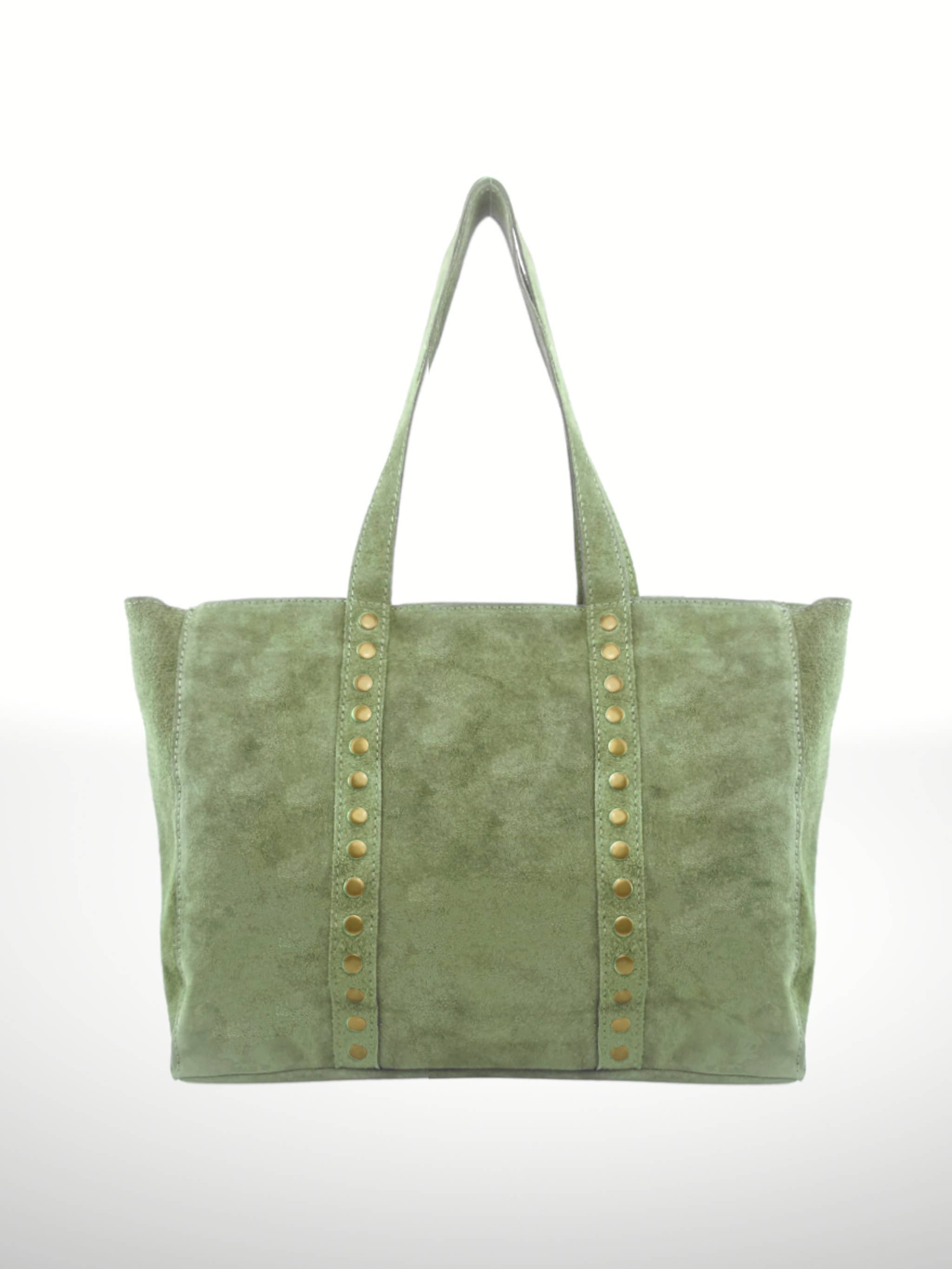 ITALIAN'S LEATHER - Wholesale Tote Bag - Women's - Celina Suede Leather Tote Bag 22071223