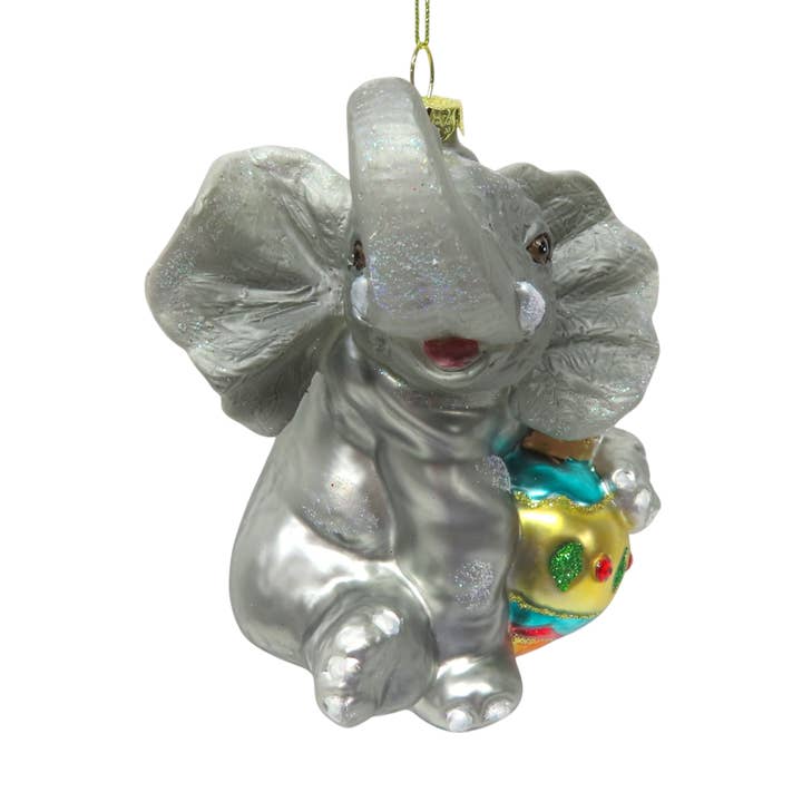 Circus Elephant Orn for wholesale by December Diamonds