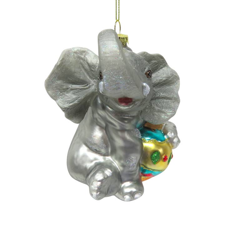 Circus Elephant Orn for wholesale by December Diamonds