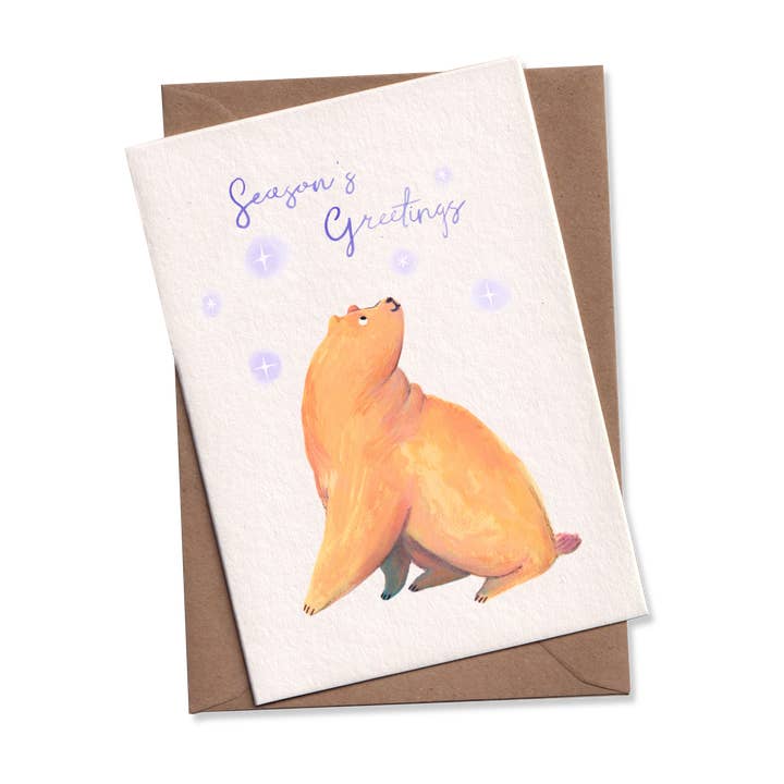 Polar Bear Season's Greetings for wholesale by Studio Molini