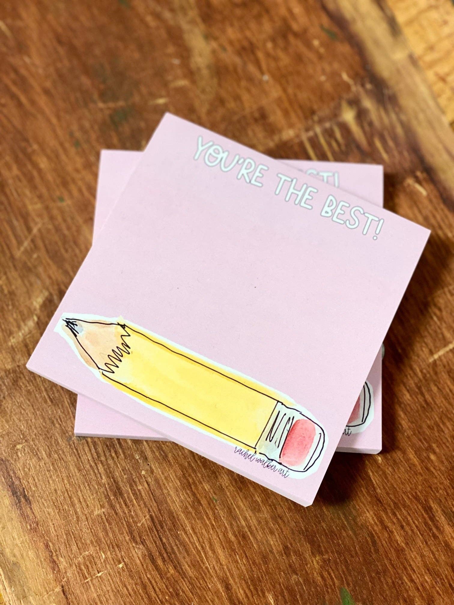 Happy By Rachel, LLC - Wholesale Notepad - You're The Best Chunky Notepad0