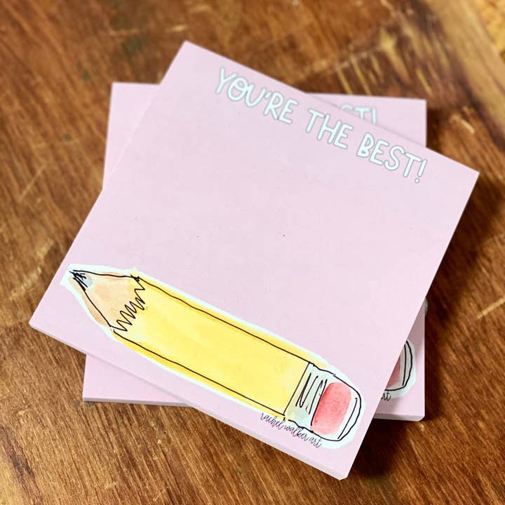 Happy By Rachel, LLC - Wholesale Notepad - You're The Best Chunky Notepad