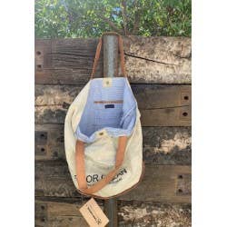 Casa Natura Design SL - Wholesale Tote Bag - Women's - Bestseller Bag 4 Canvas Seasons Buttons - PRESTON KOBE8