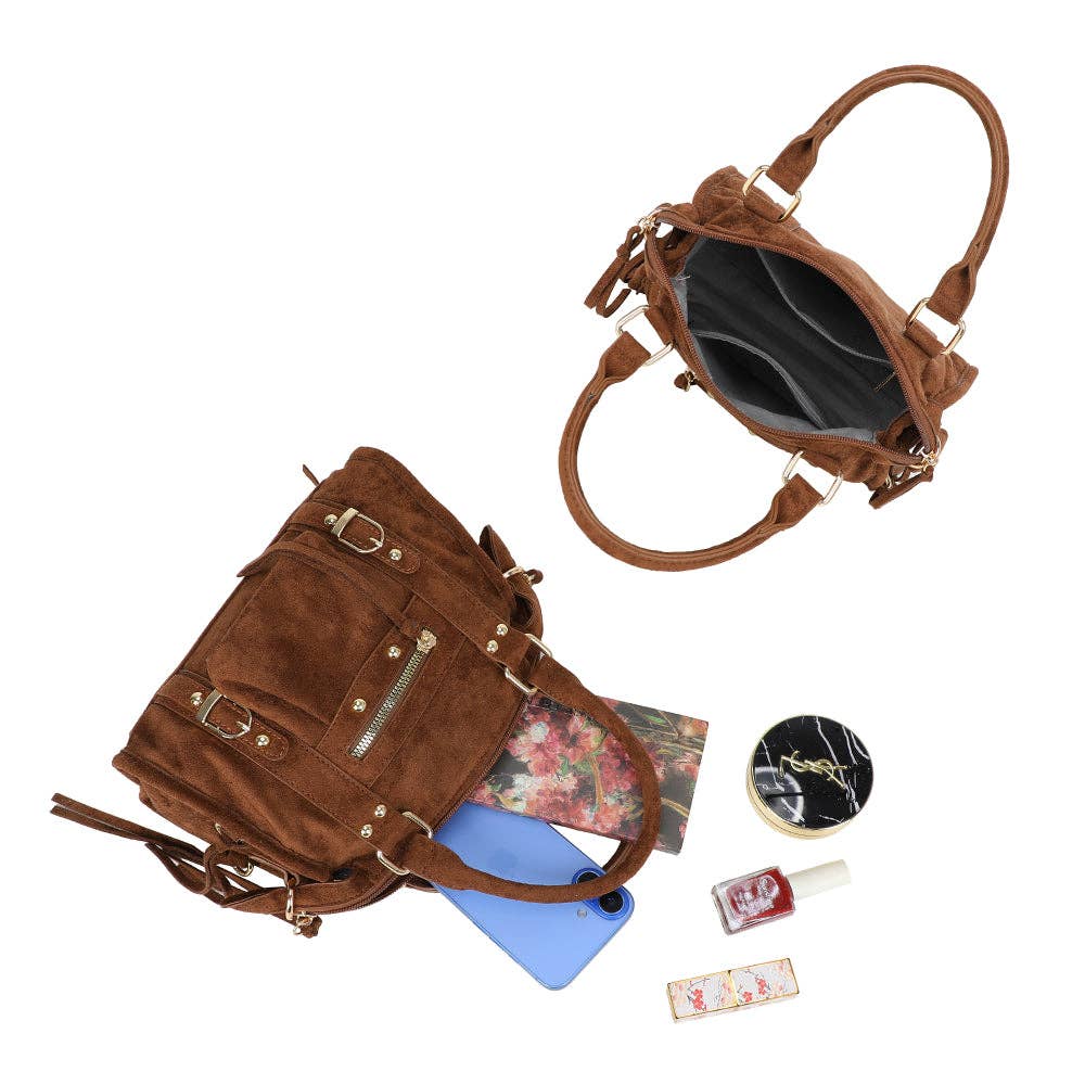 Gallantry – wholesale Shoulder bag – women's – Skyla Small Golden Suede20