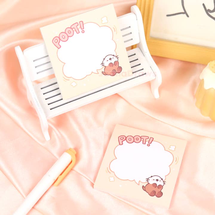 Poot Lakko Sticky Note Pad for wholesale by JeanaDraws