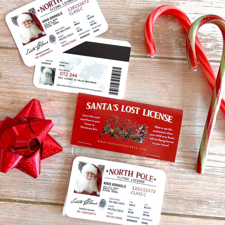 Julemandens tabte flyvekort for engroshandel hos The Paxton Press